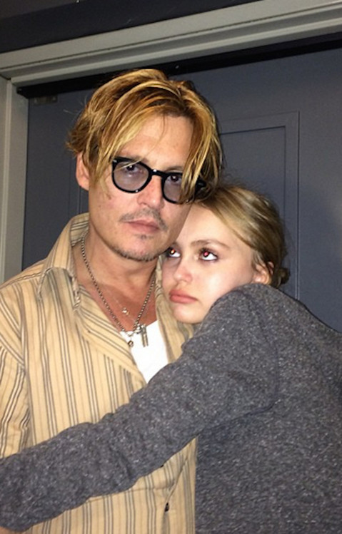 Johnny Depp, Lily-Rose Depp Johnny Depp, Lily-Rose Depp